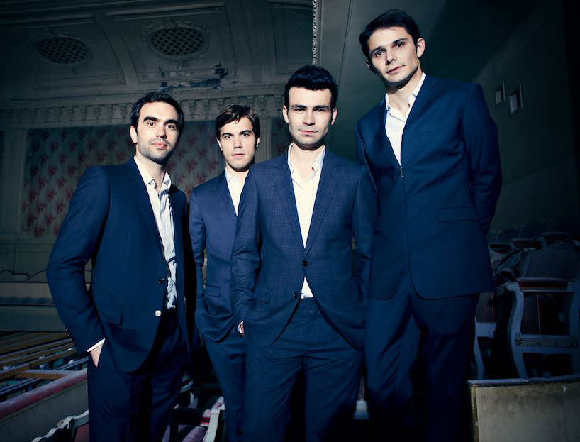 Le quatuor modigliani salon demilie terres musicales 1
